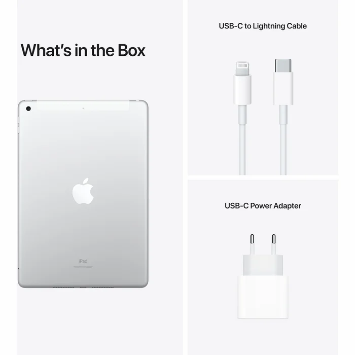 Planšetdators Apple iPad 10.2 Wi-Fi + Cellular 256GB - Silver 9th Gen