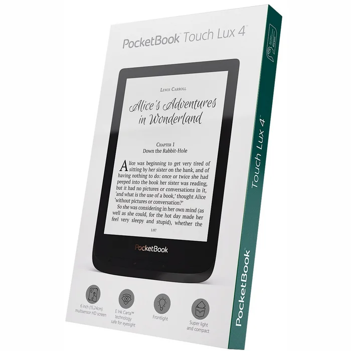 E-grāmatu lasītājs Pocketbook Touch Lux 4 Obsidian Black