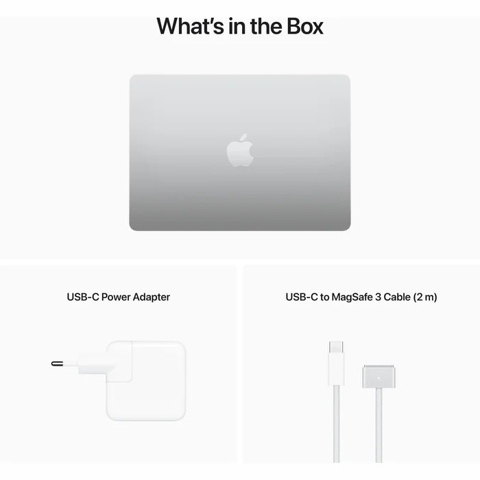 Portatīvais dators Apple MacBook Air (2022) 13" M2 chip with 8-core CPU and 8-core GPU 16GB 256GB SSD - Silver INT