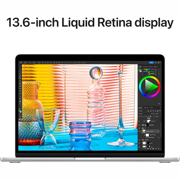 Portatīvais dators Apple MacBook Air (2022) 13" M2 chip with 8-core CPU and 8-core GPU 16GB 256GB SSD - Silver INT