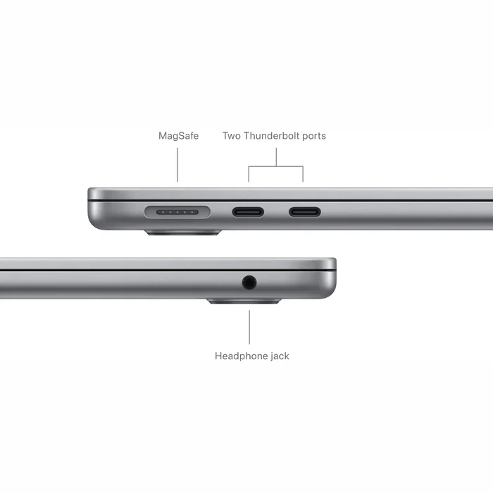 Portatīvie datori Apple MacBook Air (2024) 13" M3 chip with 8-core CPU and 10-core GPU 24GB 512GB SSD – Space Grey RUS