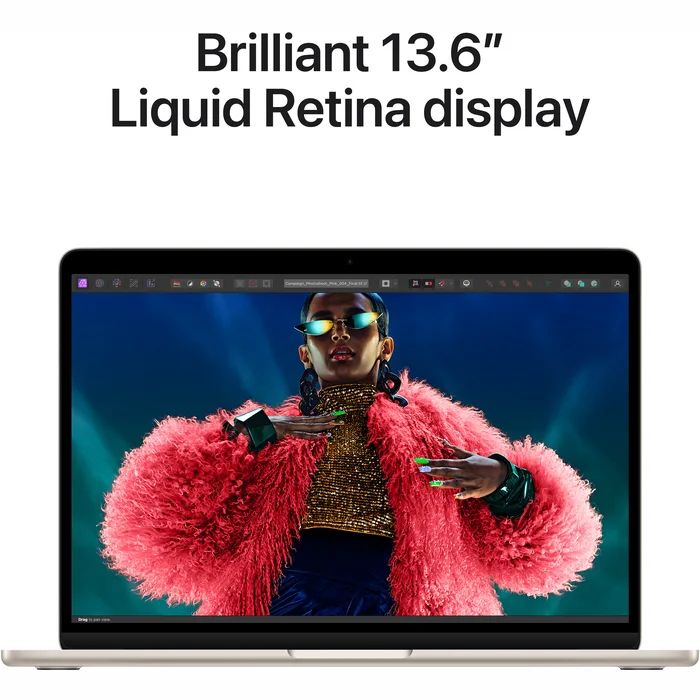 Portatīvie datori Apple MacBook Air (2024) 13" M3 chip with 8-core CPU and 10-core GPU 24GB 512GB SSD – Starlight RUS