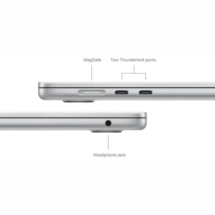 Portatīvie datori Apple MacBook Air (2024) 15" M3 chip with 8-core CPU and 10-core GPU 24GB 512GB SSD - Silver INT
