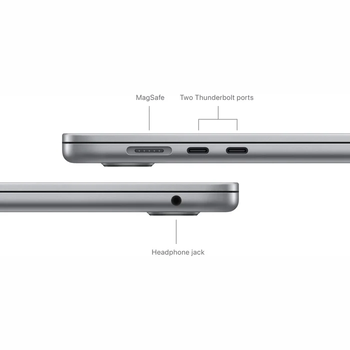 Portatīvie datori Apple MacBook Air (2024) 15" M3 chip with 8-core CPU and 10-core GPU 24GB 512GB SSD - Space Grey INT