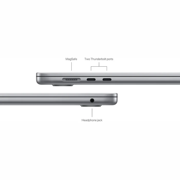 Portatīvais dators Apple MacBook Air (2024) 15" M3 chip with 8-core CPU and 10-core GPU 8GB 256GB SSD - Space Grey RUS