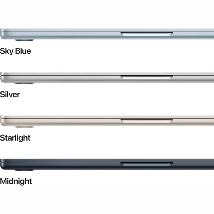 Portatīvais dators Apple MacBook Air (2025) 13” M4 chip with 10-core CPU and 8-core GPU 16GB 256GB SSD - Midnight RUS