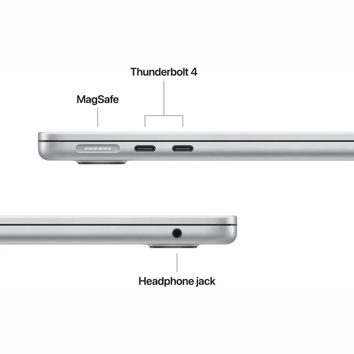 Portatīvais dators Apple MacBook Air (2025) 13” M4 chip with 10-core CPU and 8-core GPU 16GB 256GB SSD - Silver RUS