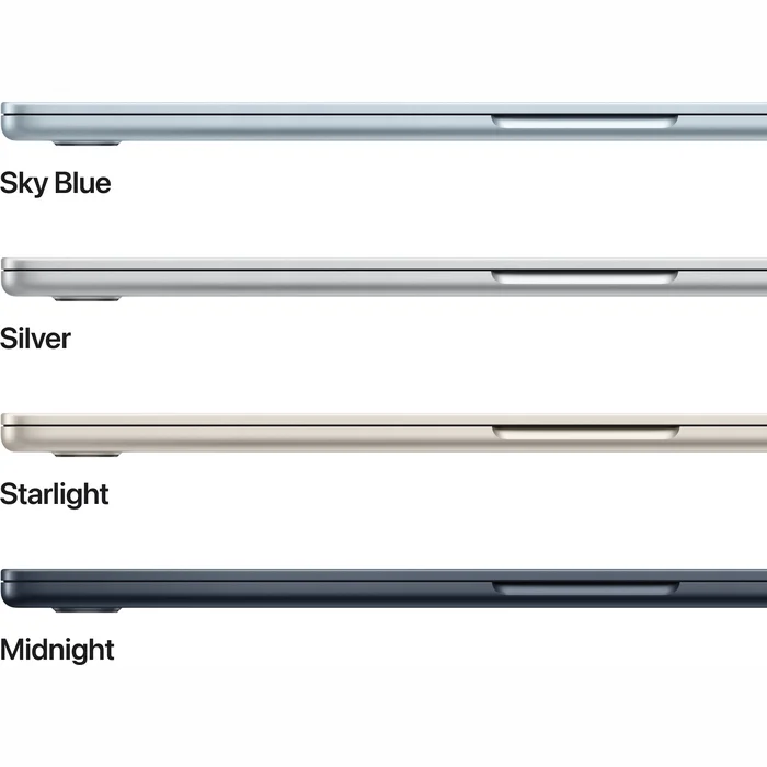 Portatīvais dators Apple MacBook Air (2025) 15” M4 chip with 10-core CPU and 10-core GPU 16GB 256GB SSD - Midnight RUS