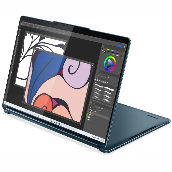 Portatīvais dators Lenovo Yoga Book 9 13IMU9 2x 13.3" Tidal Teal 83FF002RMH