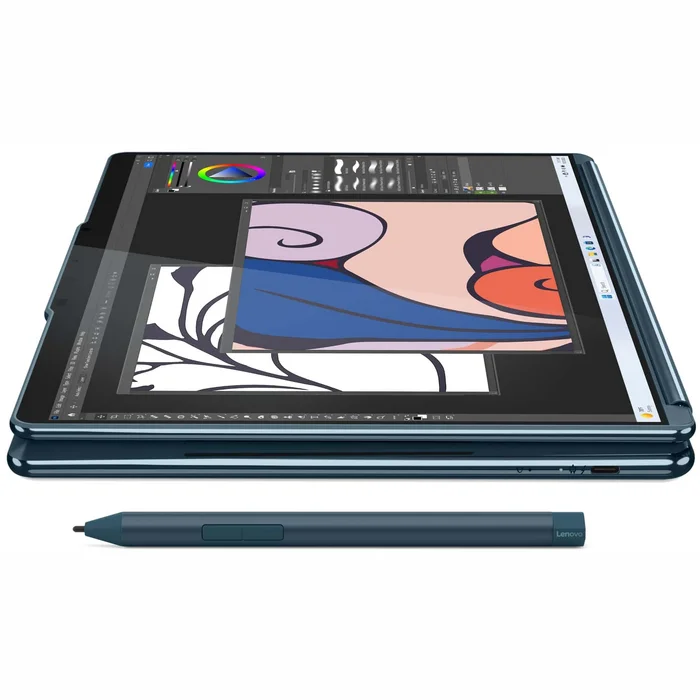 Portatīvais dators Lenovo Yoga Book 9 13IMU9 2x 13.3" Tidal Teal 83FF002RMH