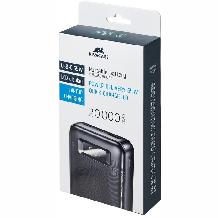 Akumulatori (Power bank) Rivacase VA1082 (20000 mAh) Black
