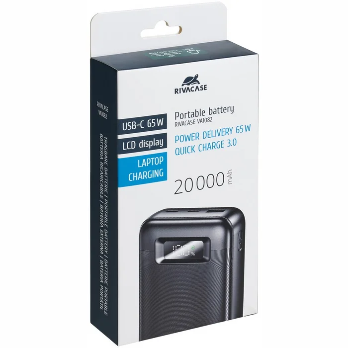 Akumulatori (Power bank) Rivacase VA1082 (20000 mAh) Black