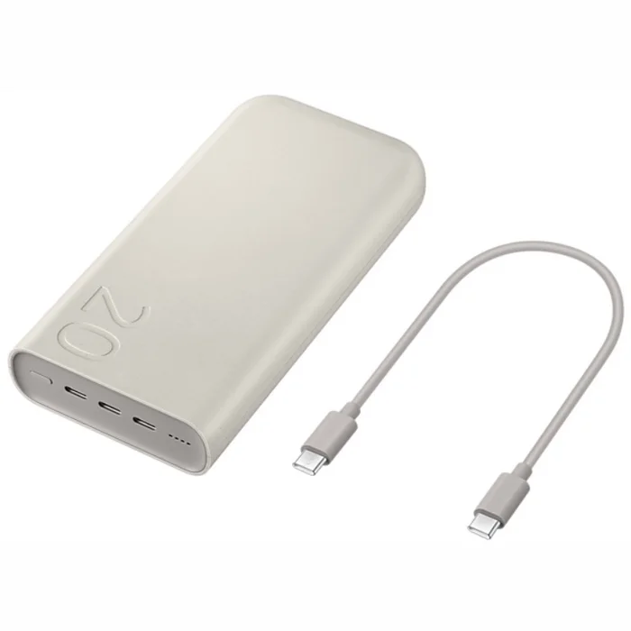 Akumulators (Power bank) Samsung Battery Pack 20000mAh Beige