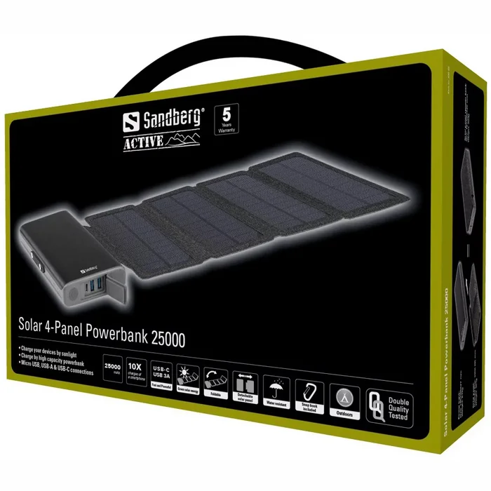 Sandberg 420-56 Solar 4-Panel 25000mAh