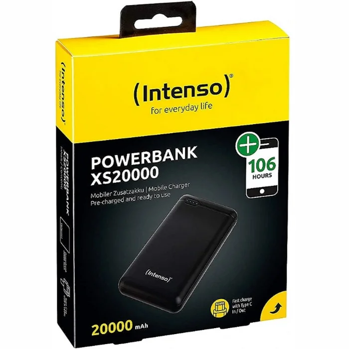 Akumulators (Power bank) Intenso XS 20000 mAh Black