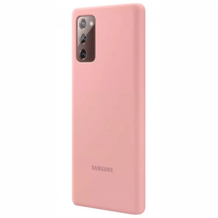 Samsung Galaxy Note 20 Silicone Cover Mystic Bronze