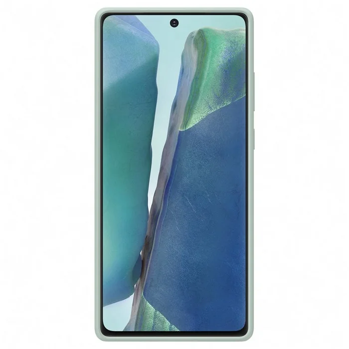 Telefona vāciņi un maciņi Samsung Galaxy Note 20 Silicone Cover Mystic Green