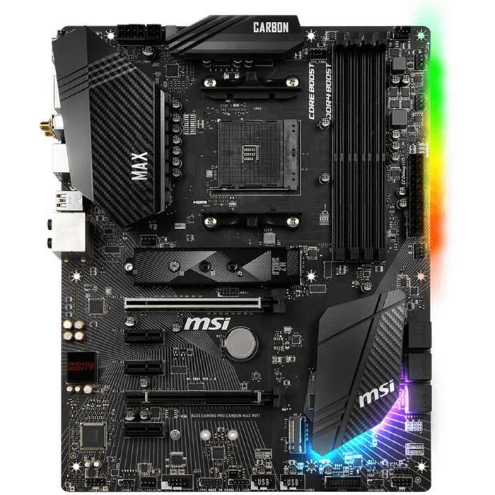 Mātesplates MSI B450 GAMING PRO CARBON MAX WIFI