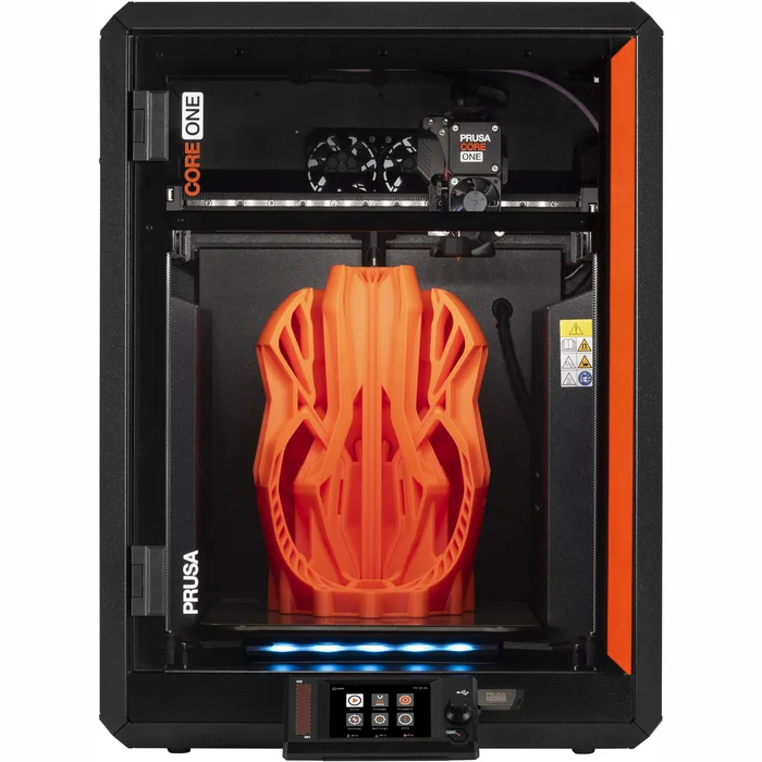 Prusa CORE One salikts 3D Printeris