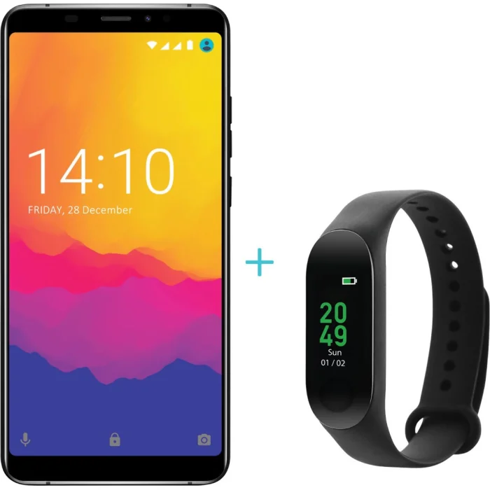 Mobilie telefoni un viedtālruņi Prestigio Grace V7 + Canyon Smartband CNE-SB02BB
