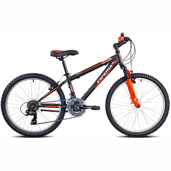 Velosipēds Esperia Enjoy 8400A TZ50 21V Black/Orange 24"
