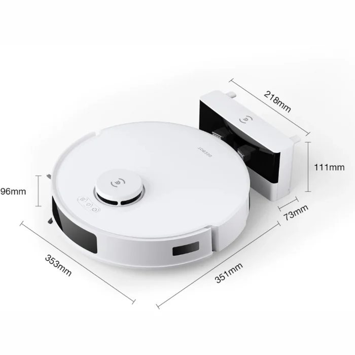 Putekļu sūcējs robots Ecovacs Deebot N20 White