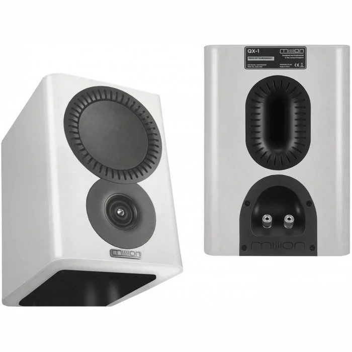Mission QX-1 Bookshelf Speaker - White