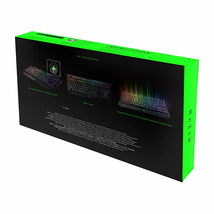 Klaviatūras Razer BlackWidow X Tournament Edition Chroma