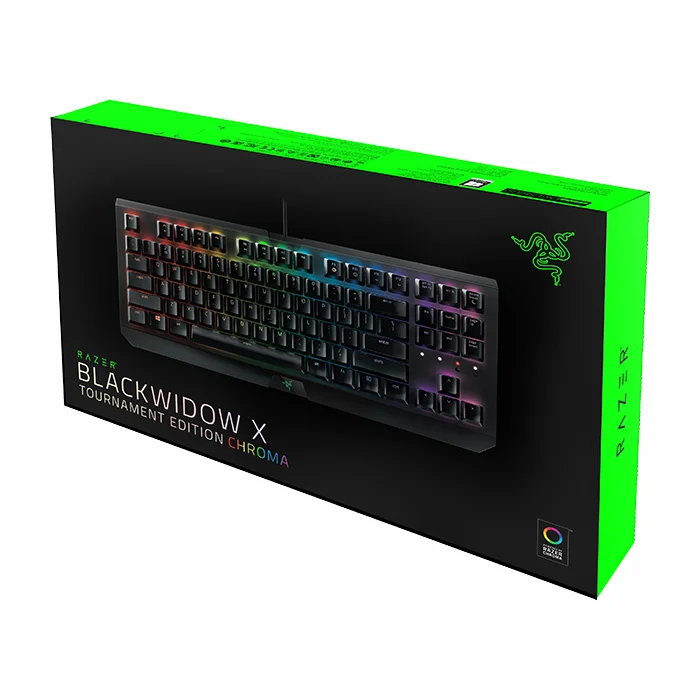 Klaviatūras Razer BlackWidow X Tournament Edition Chroma