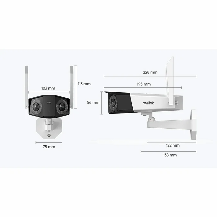 Video novērošanas kamera Reolink Duo Series W730