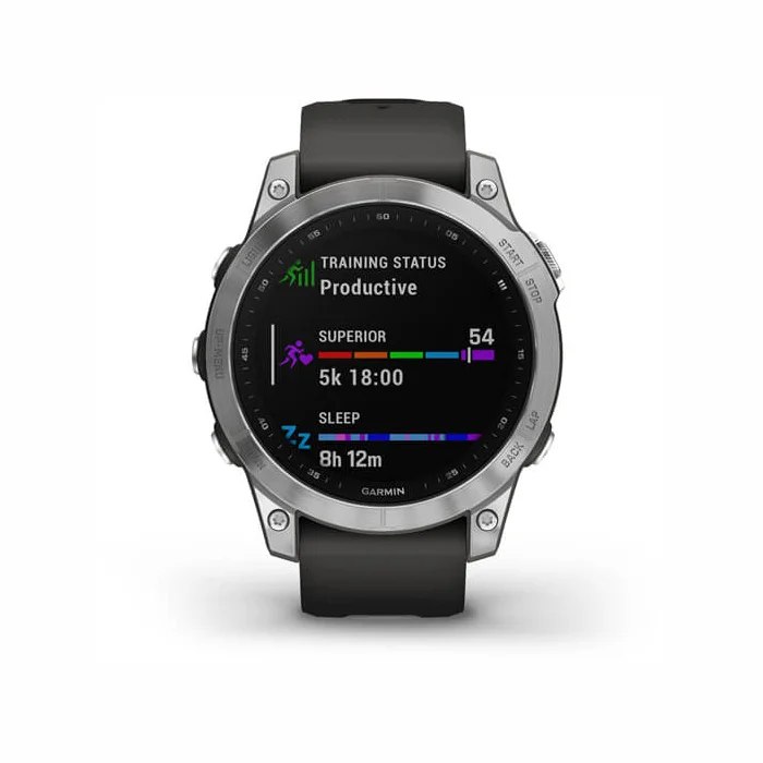 Viedpulkstenis Garmin Fenix 7 Silver with Grphte Band