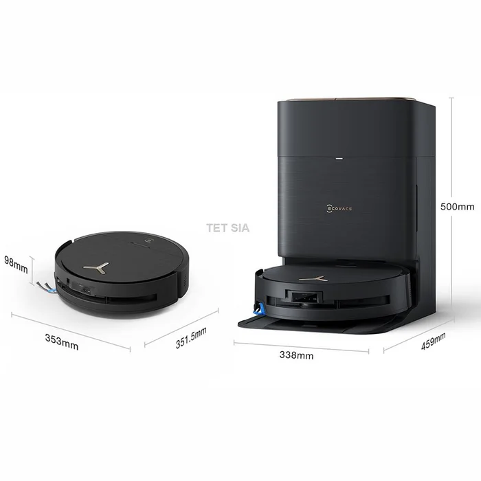 Roboti putekļu sūcēji Ecovacs Deebot X9 Pro Omni Black