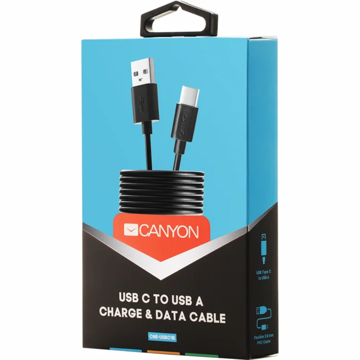 Canyon Charging & Data Transfering Cable USB Type C - USB 2.0 UC-1