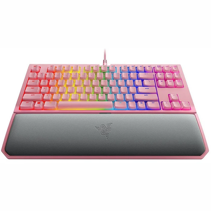 Klaviatūras Razer BlackWidow Tournament Edition Chroma V2 Pink