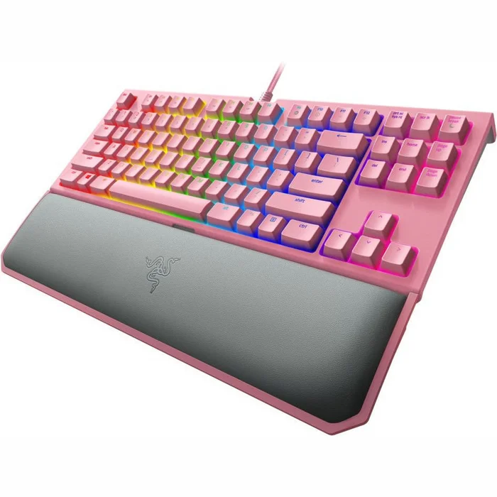 Klaviatūras Razer BlackWidow Tournament Edition Chroma V2 Pink