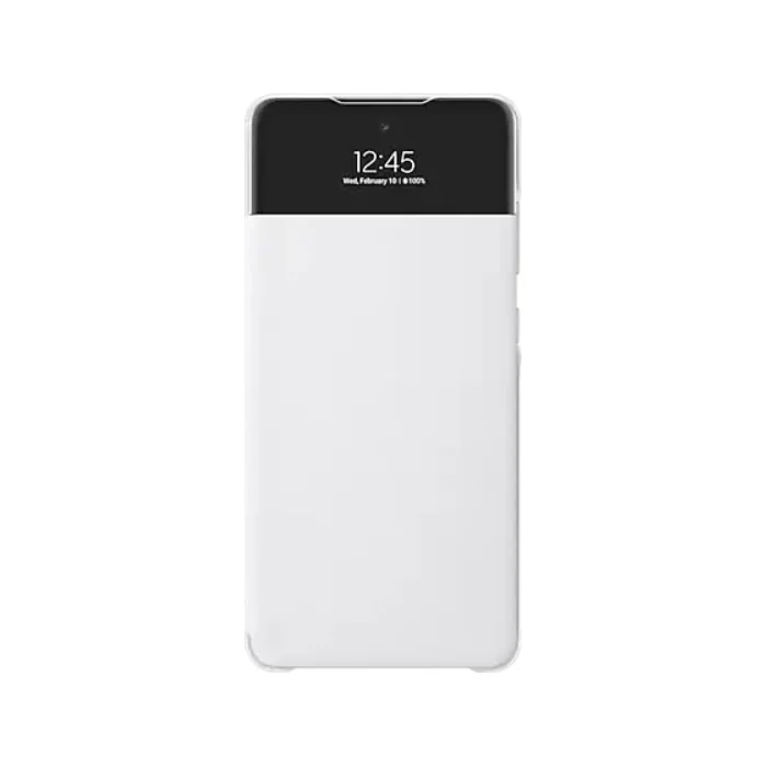 Samsung Galaxy A72 Smart S View Wallet Case White