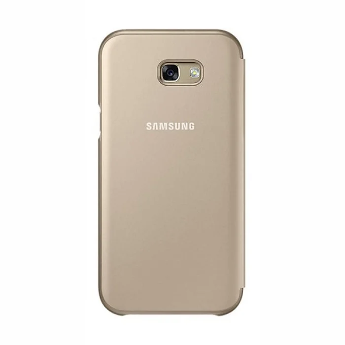 Mobilā telefona maciņš Samsung Galaxy A3 2017 Neon Flip Gold
