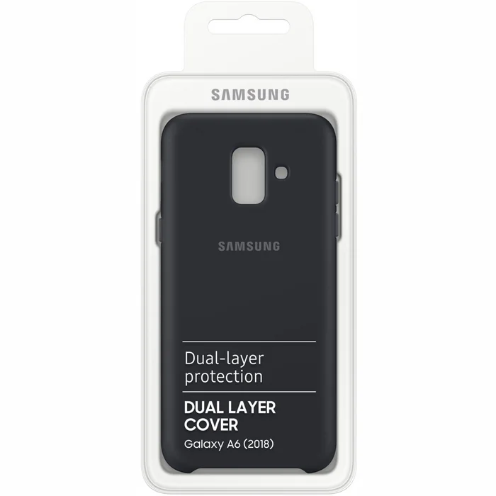 Mobilā telefona maciņš Samsung Galaxy A6 Dual layer cover Black