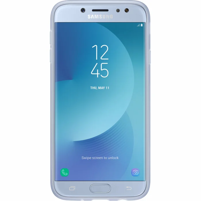 Gumijas vāciņš Samsung Galaxy J7 (2017) Jelly Cover Blue