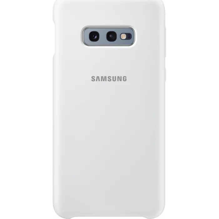 Mobilā telefona maciņš Samsung Galaxy S10e Silicone Cover White