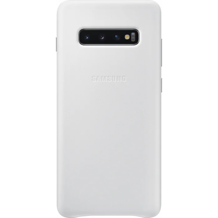 Mobilā telefona maciņš Samsung Galaxy S10+  Leather Cover White