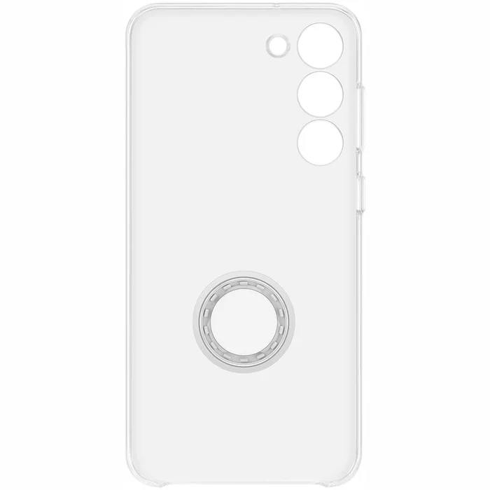 Telefona vāciņi un maciņi Samsung Galaxy S23+ caurspīdīgs vāciņš ar modulāra aksesuāra ietvaru