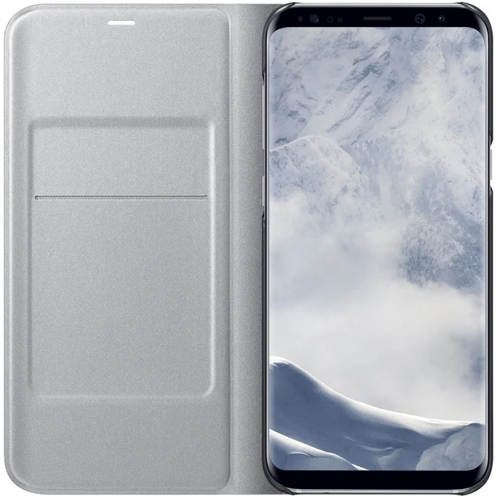 Telefona vāciņi un maciņi Samsung Galaxy S8 Plus LED View Silver