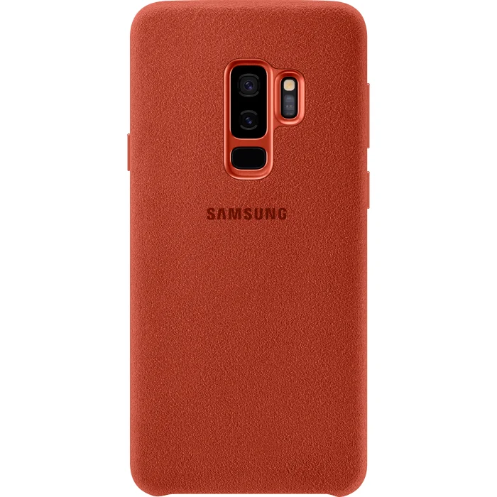 Mobilā telefona maciņš Samsung Galaxy S9+ Alcantara Cover Red