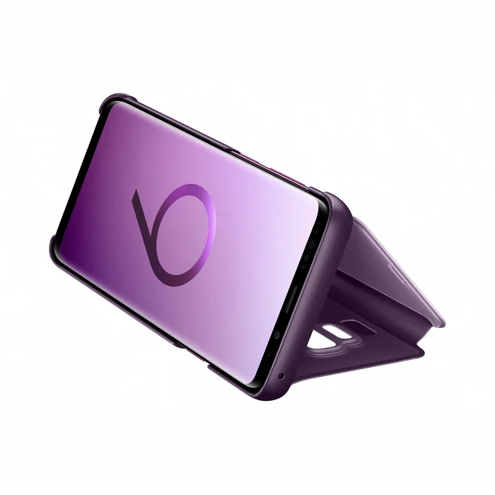 Mobilā telefona maciņš Samsung Galaxy S9+ Clear View Standing Cover Purple