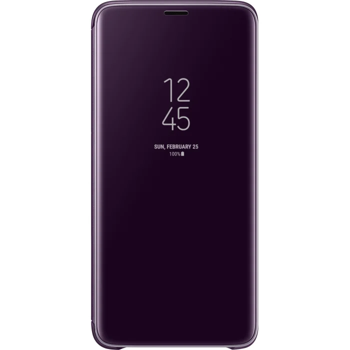 Mobilā telefona maciņš Samsung Galaxy S9+ Clear View Standing Cover Purple