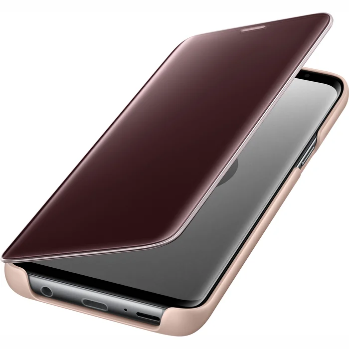 Telefona vāciņi un maciņi Samsung Galaxy S9 Clear View Standing Cover Gold