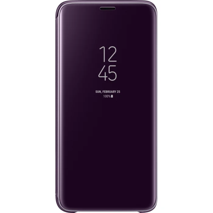 Telefona vāciņi un maciņi Samsung Galaxy S9 Clear View Standing Cover Purple