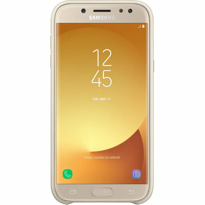 Divu kārtu vāciņš Samsung Galaxy J5 (2017) Dual Layer Cover Gold