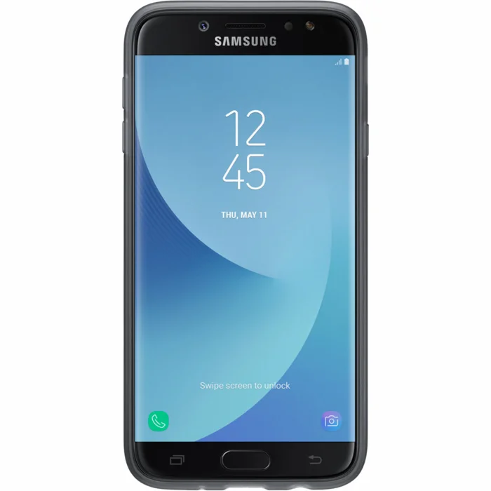 Gumijas vāciņš Samsung Galaxy J7 (2017) Jelly Cover Black